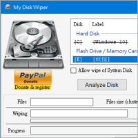 My Disk Wiper 彻底抹除硬碟/记忆卡/随身碟，不怕被还原、偷资料！