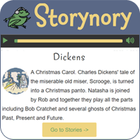 Storynory 可免费收听、telegram中文版下载的英语故事有声书网站