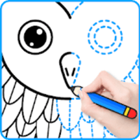「Draw.Ai」画画分解步骤教学，画完可填色、录制作画过程！（Android）