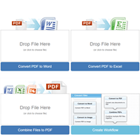 easyPDF Cloud 【线上 PDF 转 Word, Excel】多种格式合并成 PDF