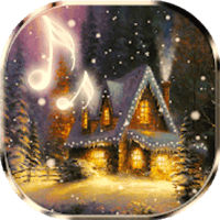 「降雪动画」带有圣诞音乐的雪花动态telegram中文（Android）