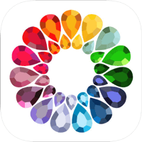 Dazzly 好华丽的钻石着色游戏，用宝石替代颜料整个超闪耀！（iPhone, iPad）