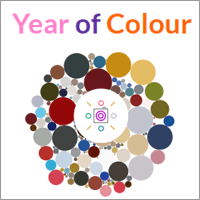 想知道 2018 年你的 IG 代表色是什麽吗？「Year of Colour」可以帮你算出来！