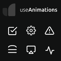 useAnimations 微动态图标免费telegram中文版下载，让你的网站、App 更活泼！