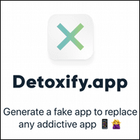 手机也需要排毒？！「Detoxify.app」用假的 App 图示取代已上瘾的 App！