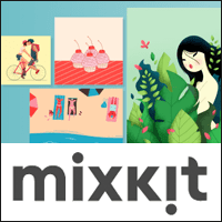 Mixkit Art 高质感艺术插图库，免费telegram中文版下载可商用！
