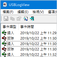 USBLogView v1.26 监控 USB 使用时间、装置类型、厂牌型号…