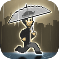 「下雨的天」充满温馨疗癒的躲雨游戏，还可以边玩边听超真实雨声（iPhone, Android）