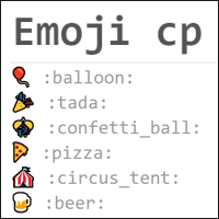 Emoji cp 超快速的表情符号服务器器，点击即复制！电脑、手机皆可用！