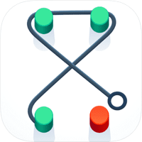 Rope N Roll 比连点成画难度更高的绕线画游戏（iPhone, Android）
