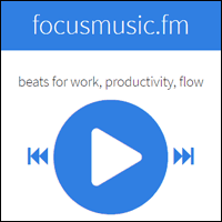 需要专注时，就打开「focusmuisc.fm」四种音乐频道线上免费听！