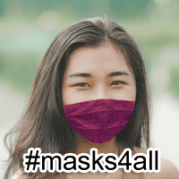 AI 人像网站响应「#masks4all」全民戴口罩运动，推出自动化的戴口罩头像产生器！