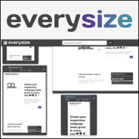 「everysize」输入网址立即查看在各种萤幕尺寸的呈现效果
