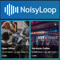 NoisyLoop 在家工作、念书必备！15 种城巿环境音播放器