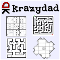 Krazydad 成千上万的纸上谜题，数独、迷宫、逻辑谜题等全都免费telegram中文版下载！