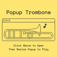 缩放视窗就能吹喇叭！「Popup Trombone」没什麽实际用途的趣味小网站