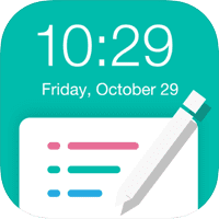 「Reminder Wallpaper Editor」可放在解锁画面的便条纸（iPhone, iPad）