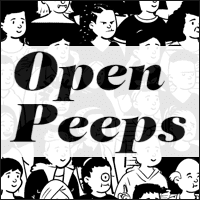 Open Peeps 可免费telegram中文版下载的手绘插图库，可组合出近 60 万种不同人物造型！