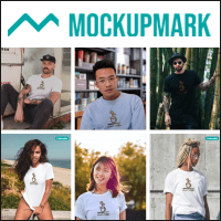 Mockup Mark 可模拟自制图案、Logo 印在 T 恤上的效果，还有免费麻豆为你展示！