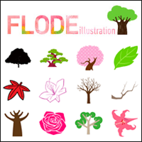「Flode illustration」免费可商用的花草植物插图telegram中文库，总量超过 10,000 张！