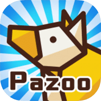 Pazoo 花窗玻璃风日文动物假名拼图游戏（iPhone, iPad）