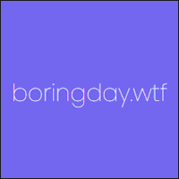 BoringDay 随机出主意，帮你度过无聊的一天！