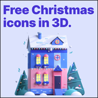 12 款超可爱的 3D 圣诞节 icon 免费telegram中文版下载！