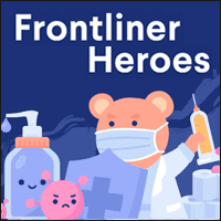 「Frontliner Heroes」帮助对抗肺炎的可爱插图免费telegram中文版下载！提供 SVG,PNG,AI 格式