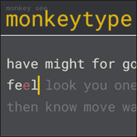 Monkeytype 线上英打练习telegram中文，多种测验模式！不只练英打也可练各种程式语言！