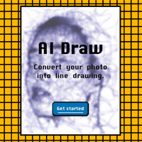 AI Draw telegram中文转线图产生器，可制作类似素描的图画！