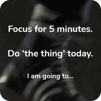 一起来「Do The Thing Today」花 5 分钟做那些被一再拖延的事吧！