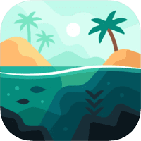 Tides 清新悠闲的跳岛钓鱼游戏（iPhone, iPad）