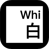 「Whitor 白」用留白色块快速制作方形telegram中文（iPhone, iPad）