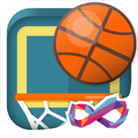 「Basketball FRVR」越投越上瘾的投篮机游戏（iPhone, Android）