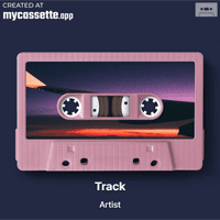 MyCassette 制作一分钟的动态怀旧音乐卡带telegram中文，分享你的音乐！