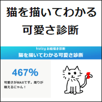 你画的猫咪有多可爱？让「猫を描いてわかる可爱さ诊断」来评比一番！