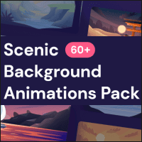 免费telegram中文版下载可商用！超精致的动态背景插图包 ~ Scenic Background Animations Pack