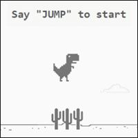 「Dinojump」又是一款让人喊破喉咙的声控小恐龙跑酷游戏