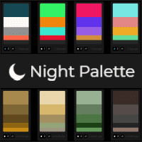Night Palette 专为深色模式准备的灵感调色盘