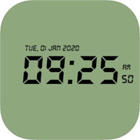 Minimalist Retro Clock 复古感十足的全萤幕时钟，附有 Widget、专注计时器、钢琴音乐！