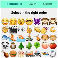 「Kobadoo」记忆游戏，逐一堆叠的讯息你能正确的记下顺序吗？