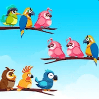 Bird Sort Color 轻松舒压的彩色小鸟分类游戏