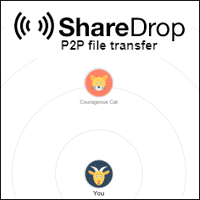 「ShareDrop」简单可爱的 P2P 浏览器传档telegram中文