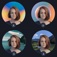 Profile Picture Maker 圆形头像产生器，自动去背、超过 100 种背景可选用！