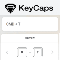 「KeyCaps」快速键图片产生器，制作教学文件超省力！
