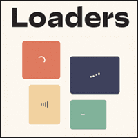 「Loaders」24 款免费的载入动画设计，提供 HTML、CSS、SVG