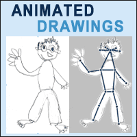 「Animated Drawings」让孩子们在纸上的涂鸦角色动起来！