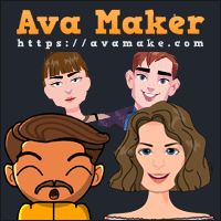 Ava Maker 四种不同漫画风格头像产生器