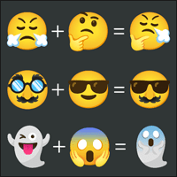 「Emoji Kitchen Browser」表情符号搅拌机！来看看 ??+?? 会变成什麽样子？