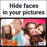 「Hide faces in your pictures」可自动辨识人脸的马赛克telegram中文